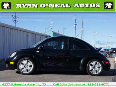 volkswagen new beetle 2002 black coupe turbo s 4 cylinders 6 speed manual 79110