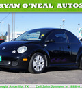 volkswagen new beetle 2002 black coupe turbo s 4 cylinders 6 speed manual 79110