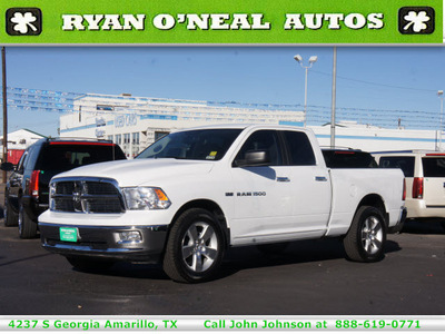 ram 1500 2012 white pickup truck lone star 8 cylinders automatic 79110
