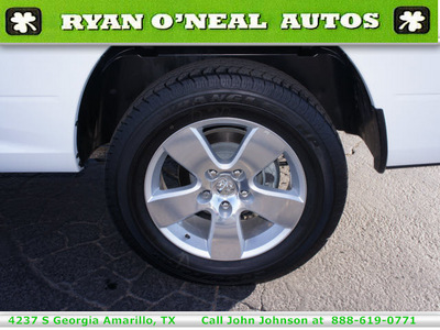 ram 1500 2012 white pickup truck lone star 8 cylinders automatic 79110