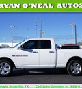 ram 1500 2012 white pickup truck lone star 8 cylinders automatic 79110