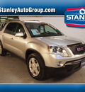gmc acadia 2008 silver suv slt 1 gasoline 6 cylinders front wheel drive automatic 75219