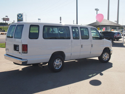 ford e series wagon 2011 white van e 350 sd xlt flex fuel 8 cylinders rear wheel drive automatic 76502