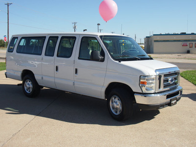 ford e series wagon 2011 white van e 350 sd xlt flex fuel 8 cylinders rear wheel drive automatic 76502