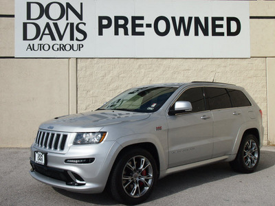 jeep grand cherokee 2012 silver suv srt8 gasoline 8 cylinders 4 wheel drive automatic 76011