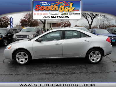 pontiac g6 2009 silver sedan 4 cylinders automatic 60443