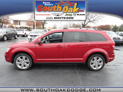 dodge journey 2010 dk  red suv sxt 6 cylinders automatic 60443