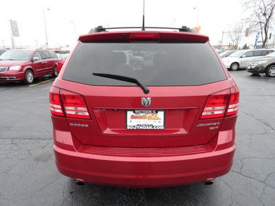 dodge journey 2010 dk  red suv sxt 6 cylinders automatic 60443