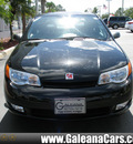 saturn ion 2004 black coupe 3 gasoline 4 cylinders dohc front wheel drive automatic 33912