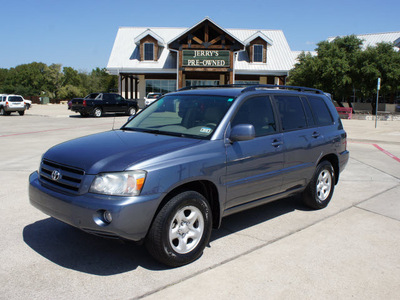 toyota highlander 2007 gray suv gasoline 4 cylinders front wheel drive automatic with overdrive 76087