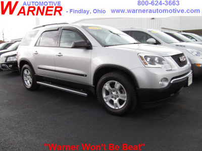 gmc acadia 2009 silver suv sle 1 gasoline 6 cylinders front wheel drive automatic 45840