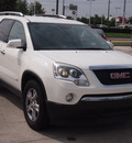 gmc acadia 2009 white suv slt 1 gasoline 6 cylinders front wheel drive 6 speed automatic 77090