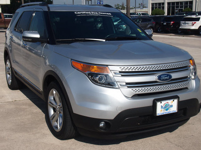 ford explorer 2011 silver suv limited gasoline 6 cylinders 2 wheel drive 6 speed automatic 77338