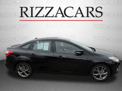 ford focus 2013 black sedan se flex fuel 4 cylinders front wheel drive automatic with overdrive 60546