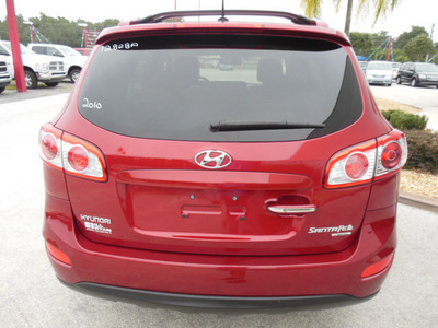 hyundai santa fe 2010 red suv limited gasoline 4 cylinders front wheel drive automatic 34731
