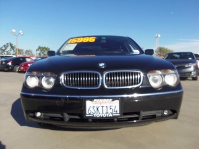 bmw 745li 2005 black sedan 745li 8 cylinders automatic 90241