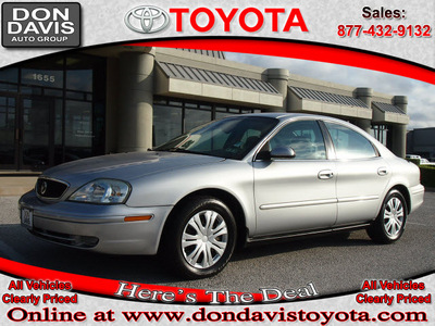mercury sable 2003 silver sedan gs gasoline 6 cylinders front wheel drive automatic 76011
