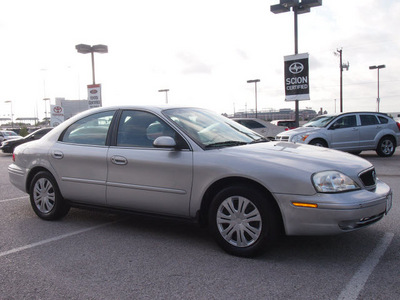 mercury sable 2003 silver sedan gs gasoline 6 cylinders front wheel drive automatic 76011