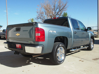 chevrolet silverado 1500 hybrid 2009 blue 8 cylinders automatic 80301