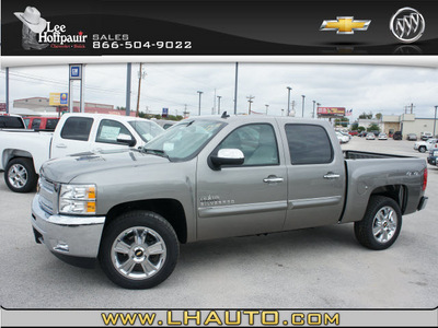 chevrolet silverado 1500 2013 gray lt 8 cylinders automatic 78654