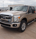 ford f 250 2011 brown lariat 8 cylinders automatic 76234