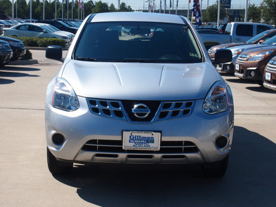 nissan rogue 2011 silver sl awd gasoline 4 cylinders all whee drive cont  variable trans  77090