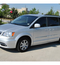 chrysler town and country 2012 silver van touring flex fuel 6 cylinders front wheel drive shiftable automatic 77090