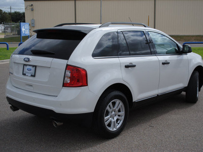 ford edge 2011 white gasoline 6 cylinders front wheel drive automatic 78572