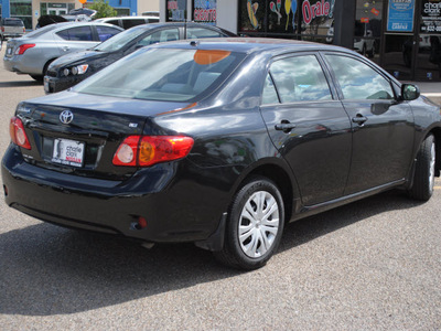 toyota corolla 2010 black sedan le 4 cylinders automatic 78552