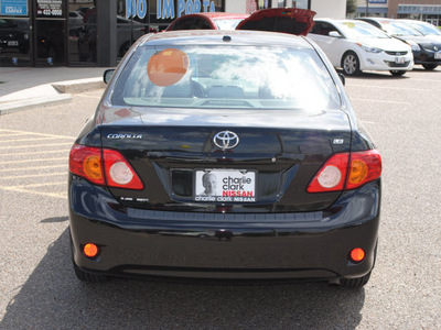 toyota corolla 2010 black sedan le 4 cylinders automatic 78552