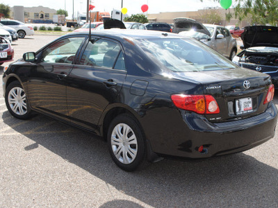 toyota corolla 2010 black sedan le 4 cylinders automatic 78552