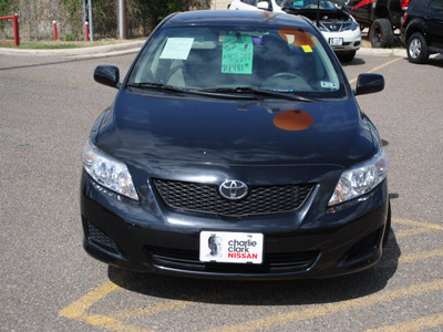 toyota corolla 2010 black sedan le 4 cylinders automatic 78552