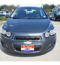 chevrolet sonic 2013 gray hatchback lt 4 cylinders automatic 77566