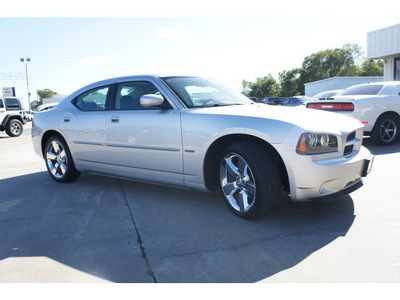 dodge charger 2009 silver sedan r t 8 cylinders automatic 77515