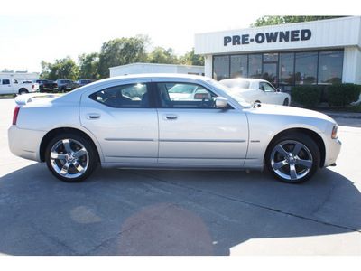 dodge charger 2009 silver sedan r t 8 cylinders automatic 77515