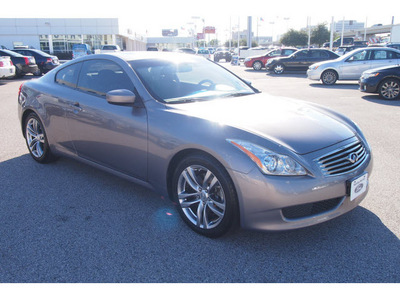 infiniti g37 2008 gray coupe sport 6 cylinders automatic 77074