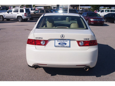 acura tsx 2005 white sedan 4 cylinders automatic 77074