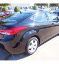 hyundai elantra 2013 black sedan gls 4 cylinders automatic 77074