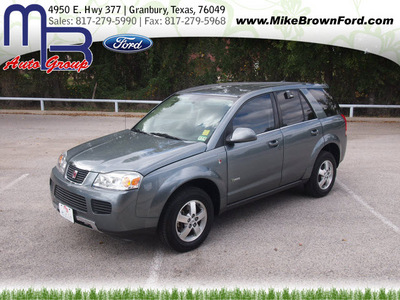 saturn vue 2007 green suv green line hybrid 4 cylinders front wheel drive automatic 76049