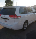 toyota sienna 2013 white van l 6 cylinders automatic 76116