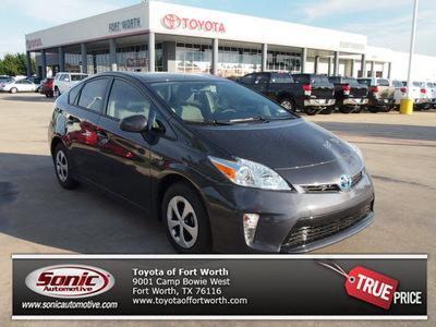 toyota prius 2012 gray hatchback three 4 cylinders automatic 76116