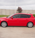 mazda mazdaspeed3 2008 red hatchback sport gasoline 4 cylinders front wheel drive 6 speed manual 76108