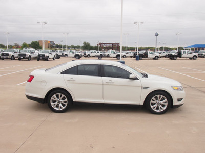 ford taurus 2011 white sedan sel gasoline 6 cylinders front wheel drive automatic 76108