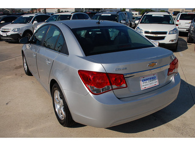 chevrolet cruze 2012 silver sedan lt fleet gasoline 4 cylinders front wheel drive 6 speed automatic 77090