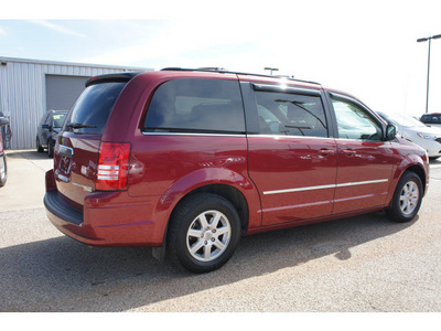 chrysler town and country 2010 red van touring gasoline 6 cylinders front wheel drive automatic 76543