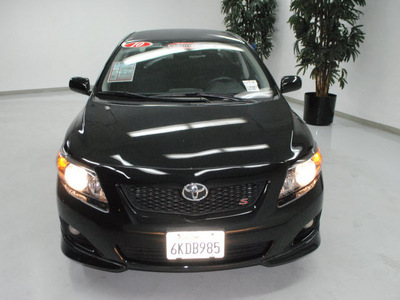 toyota corolla 2010 black sedan s gasoline 4 cylinders front wheel drive automatic 91731