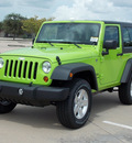 jeep wrangler 2013 green suv sport 6 cylinders automatic with overdrive 77099