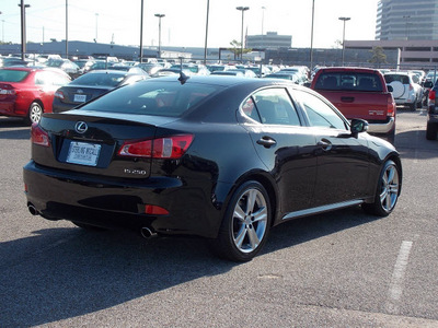 lexus is 250 2012 black sedan 6 cylinders shiftable automatic 77074