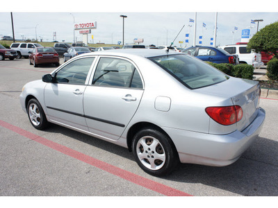 toyota corolla 2005 silver sedan ce gasoline 4 cylinders front wheel drive automatic 76543