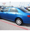 toyota corolla 2009 blue sedan gasoline 4 cylinders front wheel drive automatic 76543